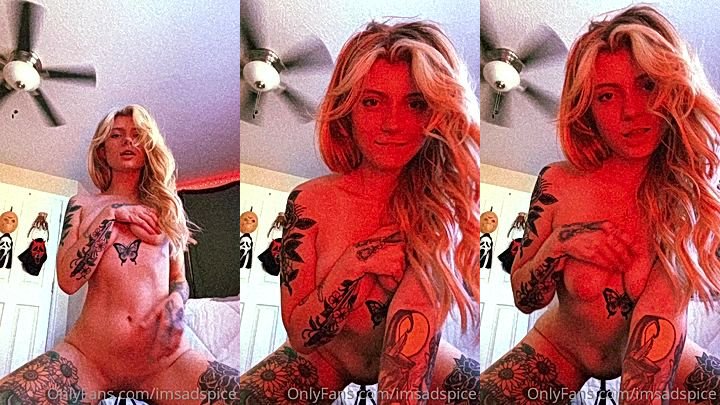 Imsadspice Dances Hotly Showing You Her Tattooed Sexy Body