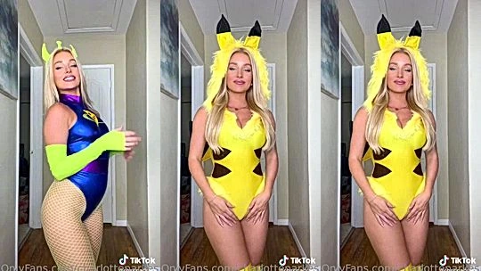 Charlotte Parkes sexy pikachu teasing