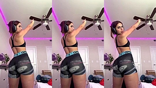 Angela Alvarez twerking her fit booty