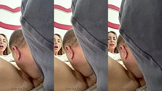 Ivanka peach getting her pussy eaten by her fan