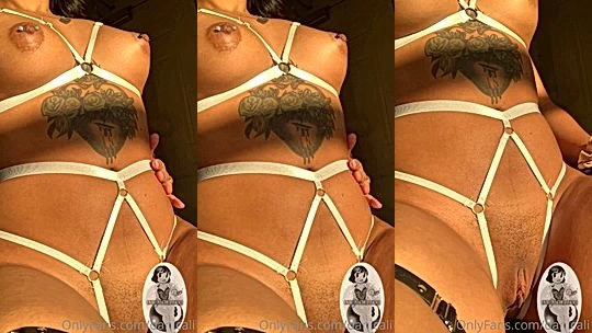 hot latina OnlyDany hot body with white string lingerie