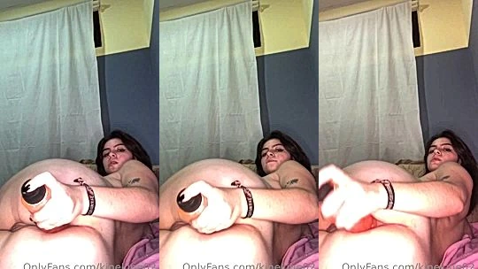 latina babe Kinekine02 anal fucking dildo