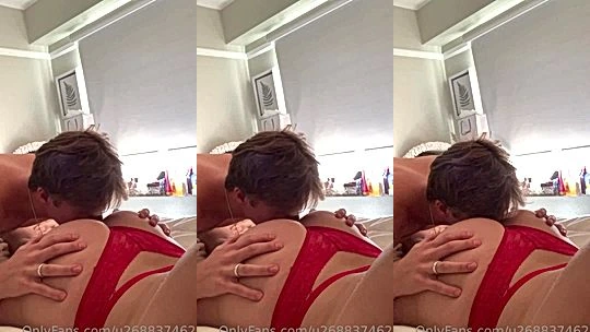 hot blonde Hailey Sigmond getting her ass eaten