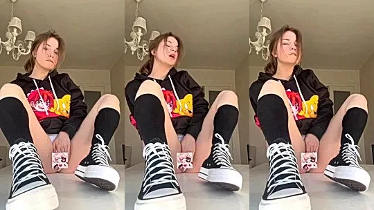 Devdaria camel toe panties tease