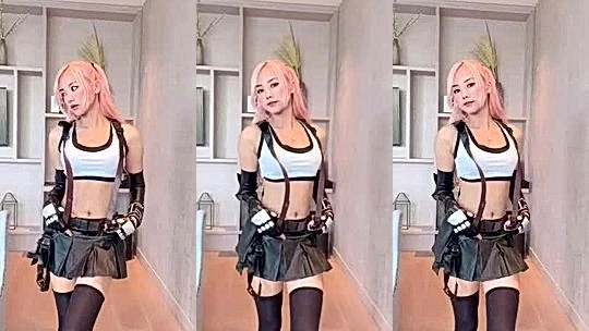 Vyvan Le in tifa cosplay
